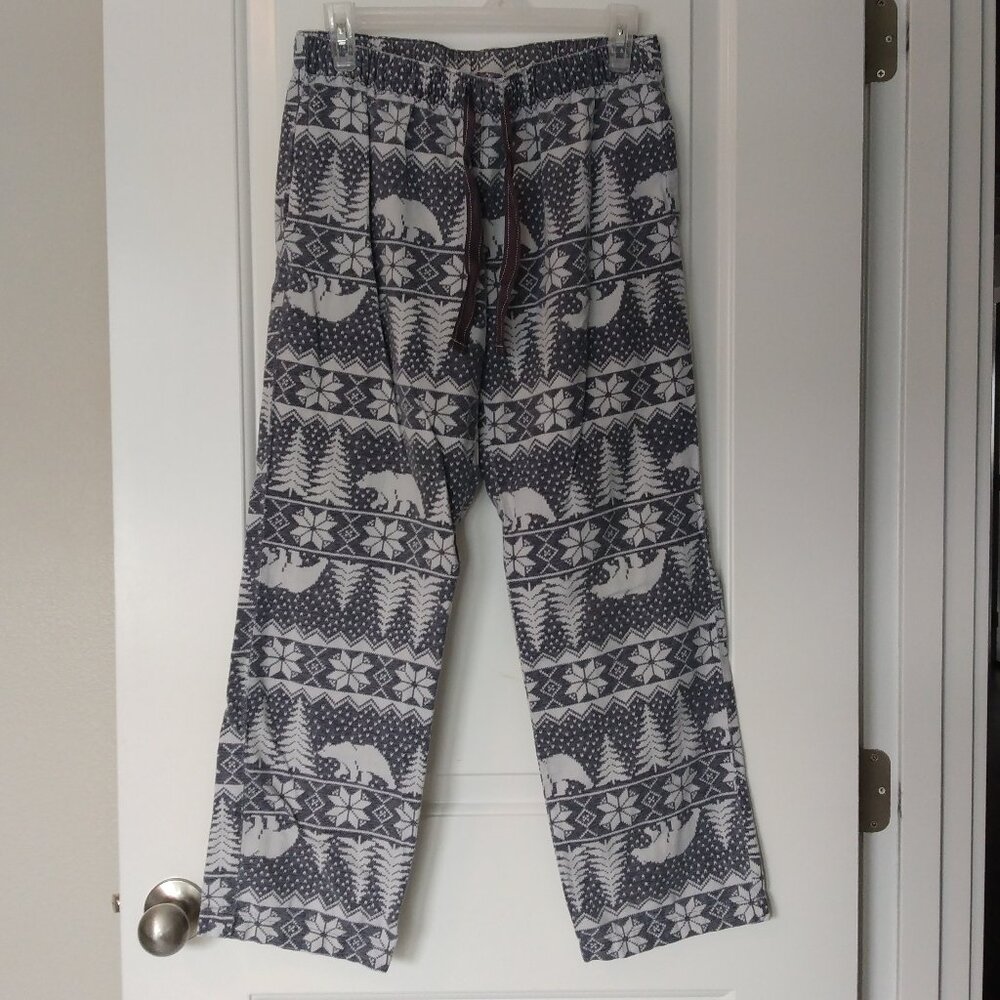 Old Navy Gray Polar Bear Pajama Pants Size S